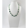 Necklace &quot;Fugu&quot; Malachite, Jade