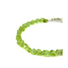 Chrysolite bracelet, silver