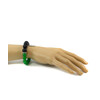 Bracelet &quot;Green Dragon&quot; Shungite Press, Chrysoprase