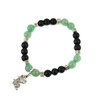 Bracelet &quot;Green Dragon&quot; Shungite Press, Jade