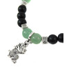 Bracelet &quot;Green Dragon&quot; Shungite Press, Jade