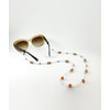 Accessory for glasses, Sunstone, beads, Czech glass