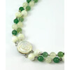 Necklace &quot;Mangold&quot; Mother of pearl, Jade, Onyx