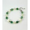 Bracelet &quot;Mangold&quot; Mother-of-pearl, Jade, Onyx