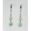 Earrings &quot;Alicante&quot; Angelite, Sun stone