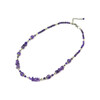 Necklace &quot;Fugu&quot; Amethyst