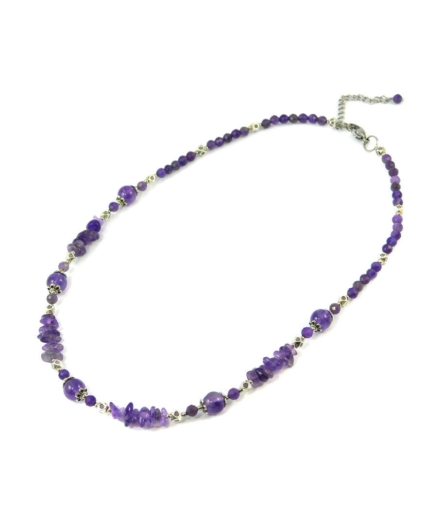 Necklace "Fugu" Amethyst