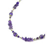 Necklace &quot;Fugu&quot; Amethyst