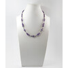 Necklace &quot;Fugu&quot; Amethyst