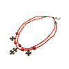 Necklace &quot;Volenlyubna&quot; Coral