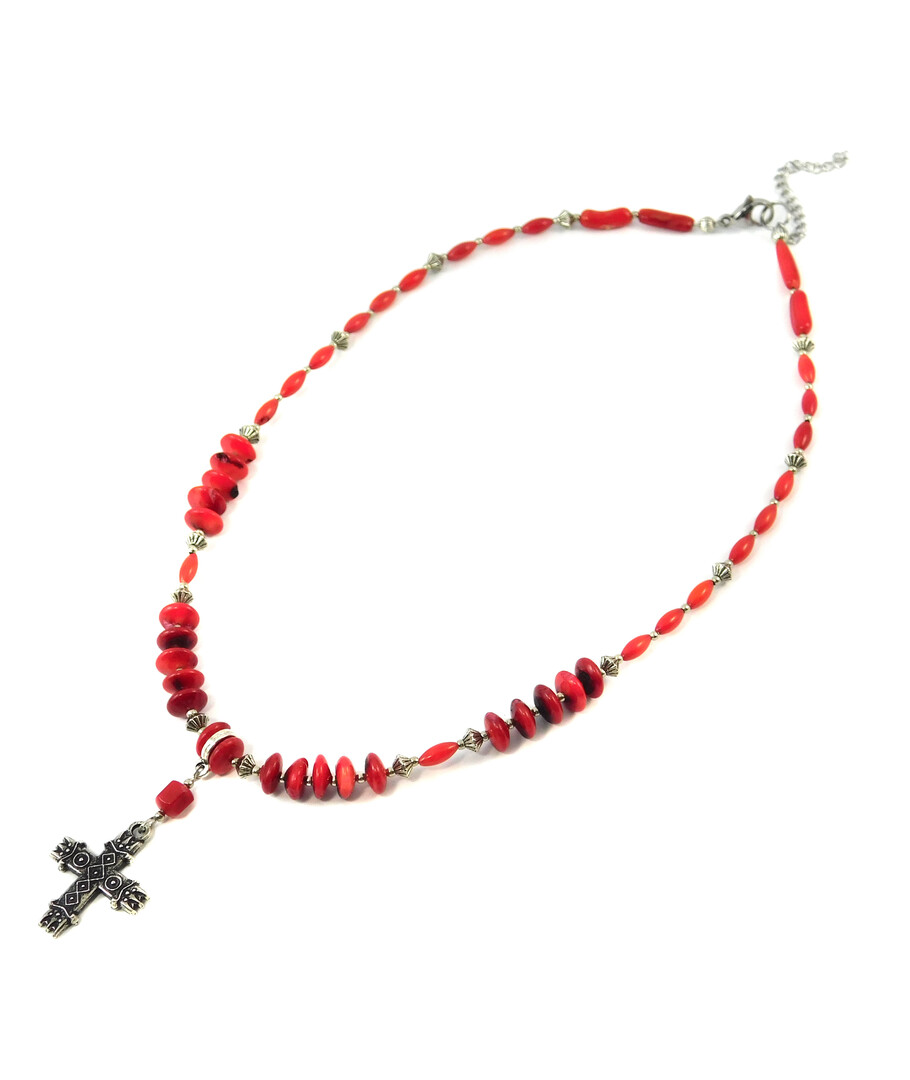 Necklace "Jynora" Coral