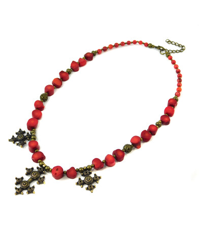 Necklace "Asami" Coral