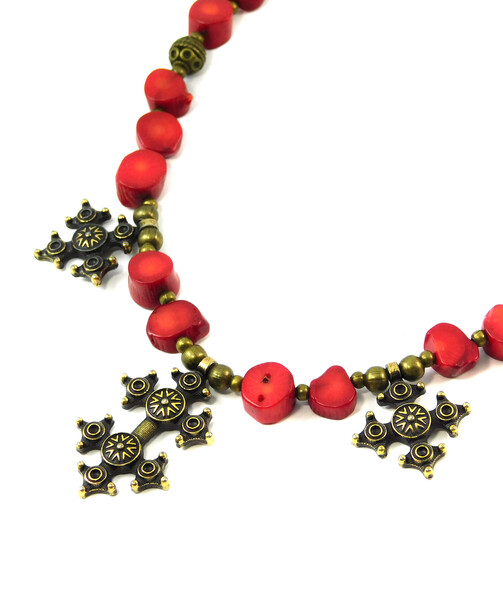 Necklace "Asami" Coral