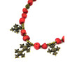 Necklace &quot;Asami&quot; Coral