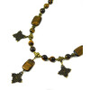 Necklace &quot;Rihanna&quot; Tiger&#039;s eye