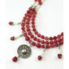 Necklace &quot;Sorceress&quot; Quartz, Coral