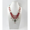 Necklace &quot;Sorceress&quot; Quartz, Coral