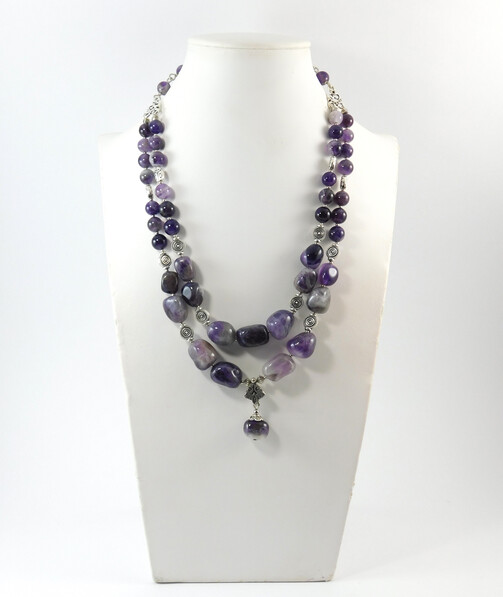 Necklace "Sage" Amethyst