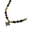 Necklace &quot;Dune&quot; Jasper, Agate, Shungite