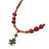 Necklace &quot;Marion&quot; Coral