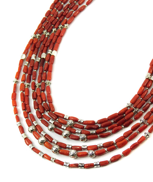 Necklace "Arrakis" Sponge coral