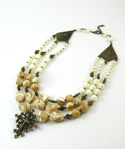 Necklace "Dionysia" Mother of pearl