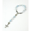 Rosary on hand, Aquamarine