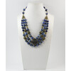 Necklace &quot;Jeans&quot;, Sodalite