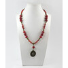 Necklace &quot;Obelisk&quot; Coral