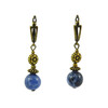 Earrings &quot;Jeans&quot;, Sodalite