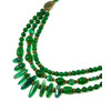 Necklace &quot;Macadamia&quot;, Chrysoprase