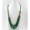 Necklace &quot;Macadamia&quot;, Chrysoprase