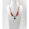 Necklace &quot;Jane&quot;, Coral