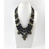 Necklace &quot;Black Earth&quot;, Agate