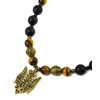 Necklace &quot;Plain&quot;, Shungite. Tiger&#039;s eye, Zoisite