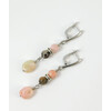 Earrings &quot;Orbit&quot;, Opal