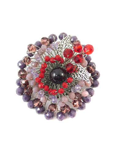 Brooch "Melissa", Pomegranate