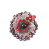 Brooch &quot;Melissa&quot;, Pomegranate