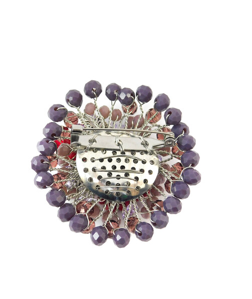 Brooch "Melissa", Pomegranate