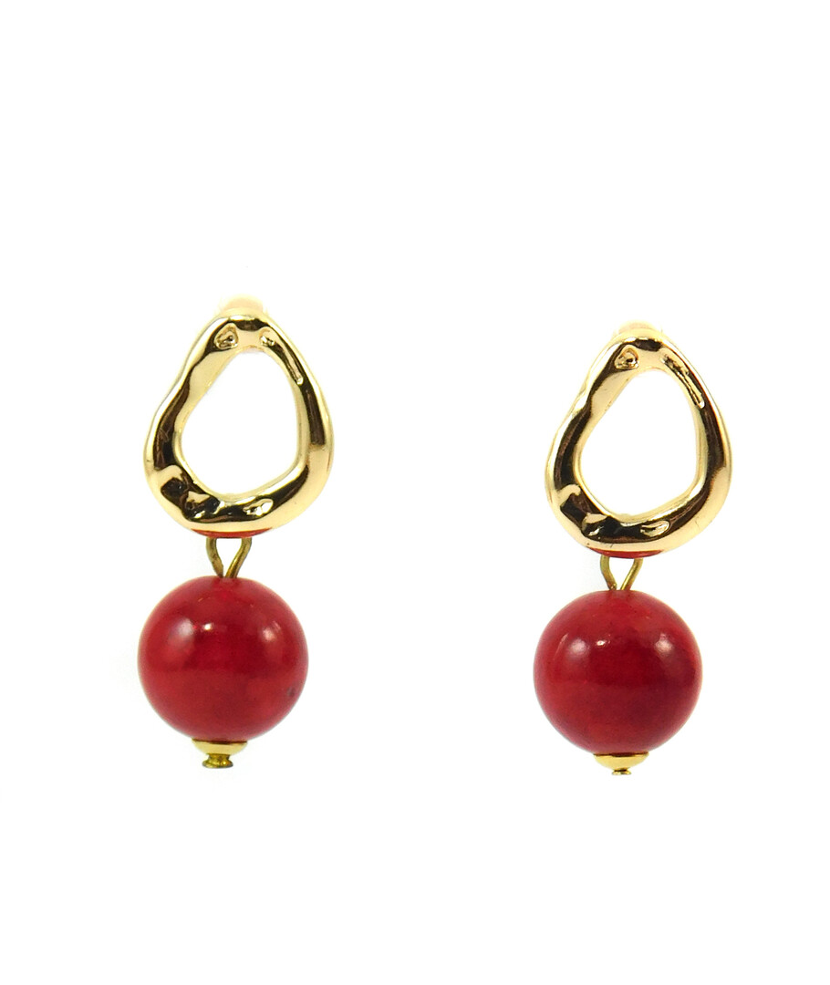 Earrings "Epatage" Coral press