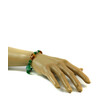 Bracelet &quot;Volyn Treasures&quot; Amber, chrysoprase, jade