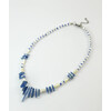 Necklace &quot;Mercury&quot; Kyanite, Mother of pearl