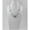 Necklace &quot;Mercury&quot; Kyanite, Mother of pearl