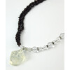 Necklace &quot;Crystal star&quot; Rock crystal, Garnet