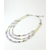 Necklace &quot;Eternal beauty&quot; White coral, Amethyst