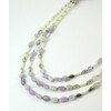 Necklace &quot;Eternal beauty&quot; White coral, Amethyst