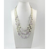 Necklace &quot;Eternal beauty&quot; White coral, Amethyst