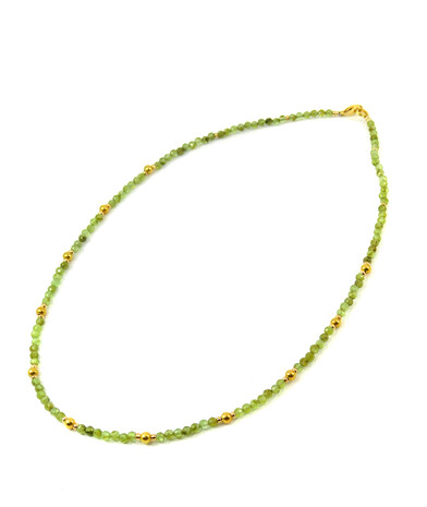 Necklace "Mahaon", Chrysolite