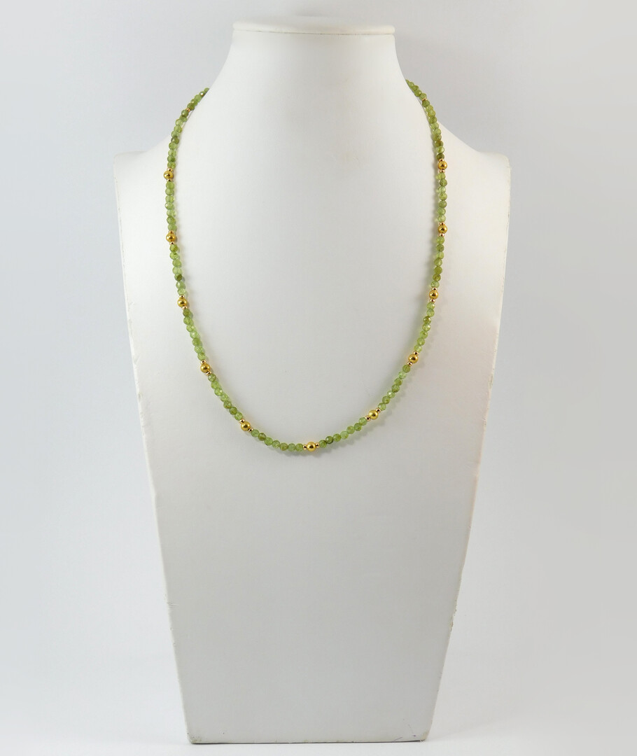 Necklace "Mahaon", Chrysolite