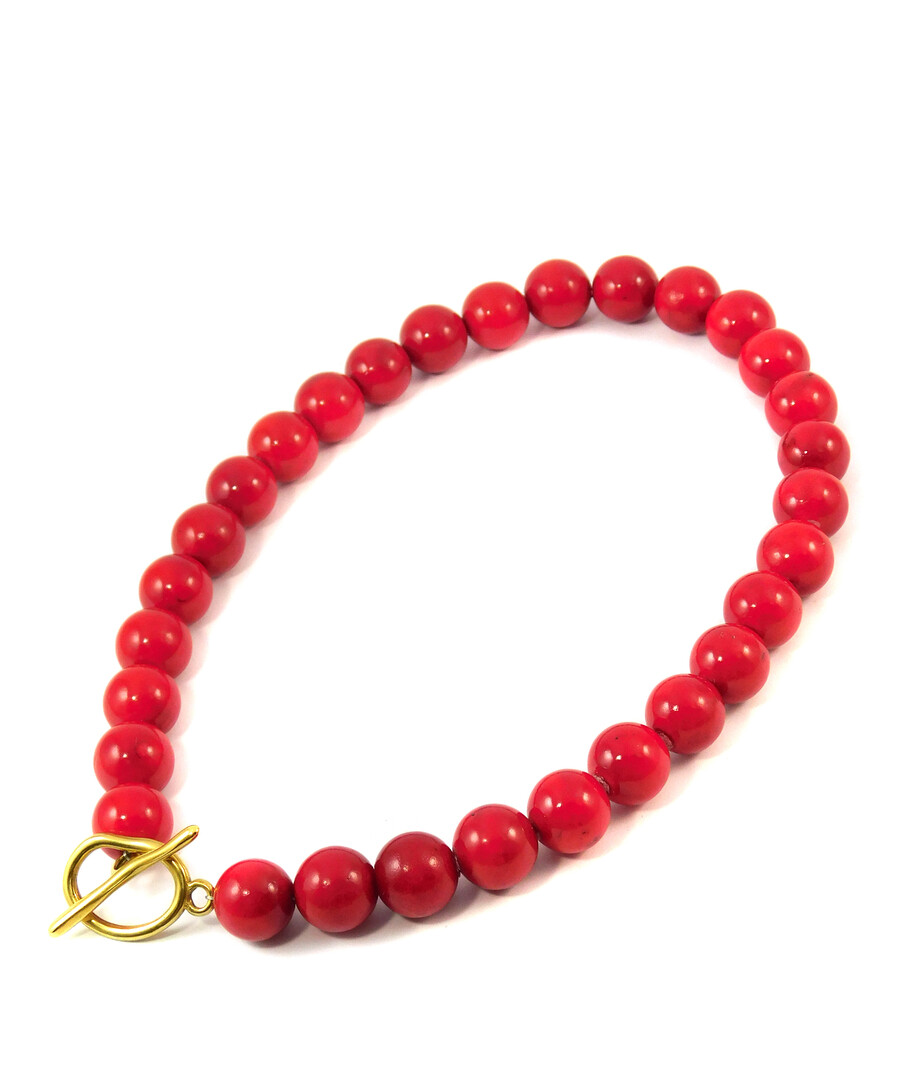 Necklace "Epatage" Coral press